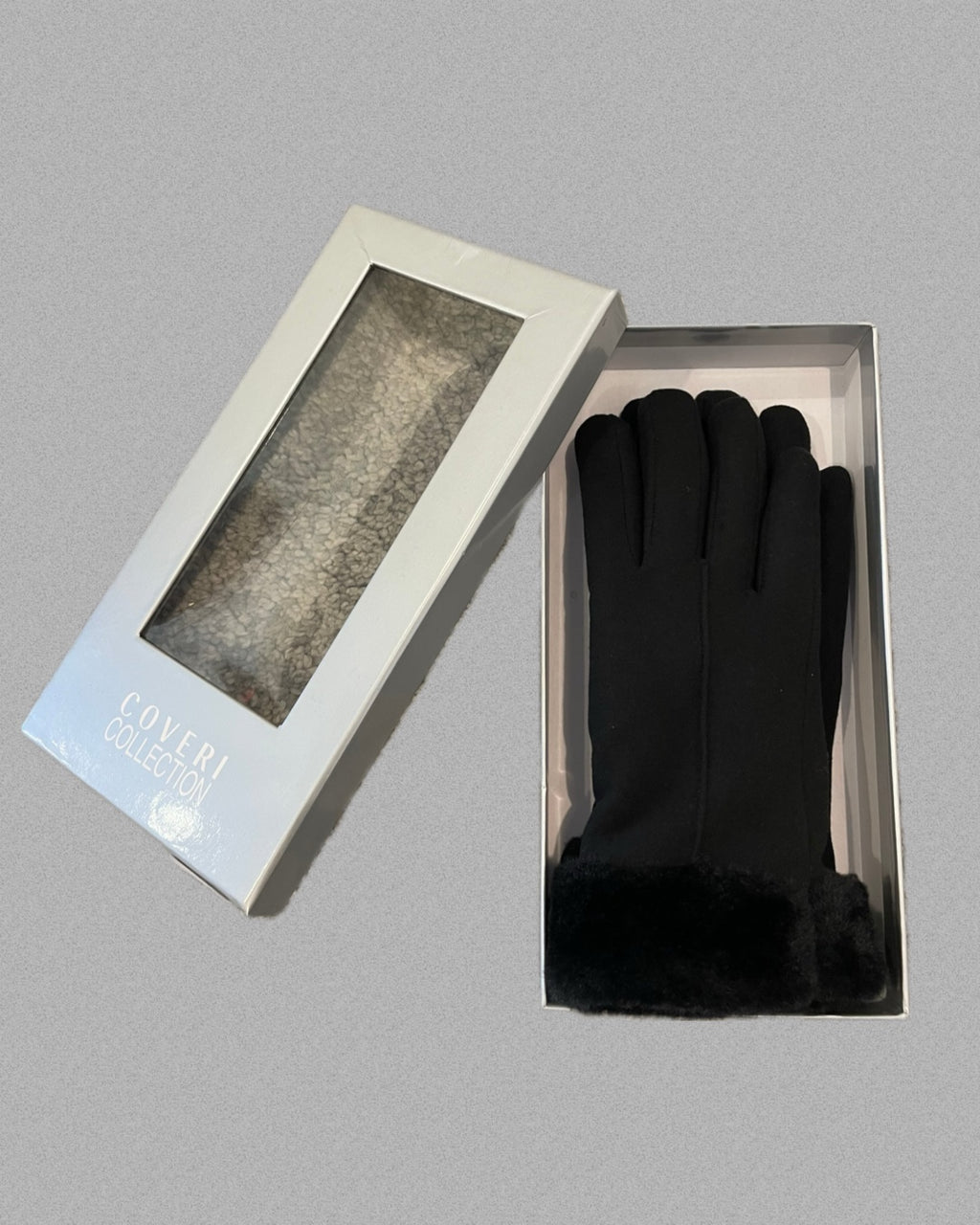 Guanti pelliccia all'interno