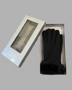 Guanti pelliccia all'interno