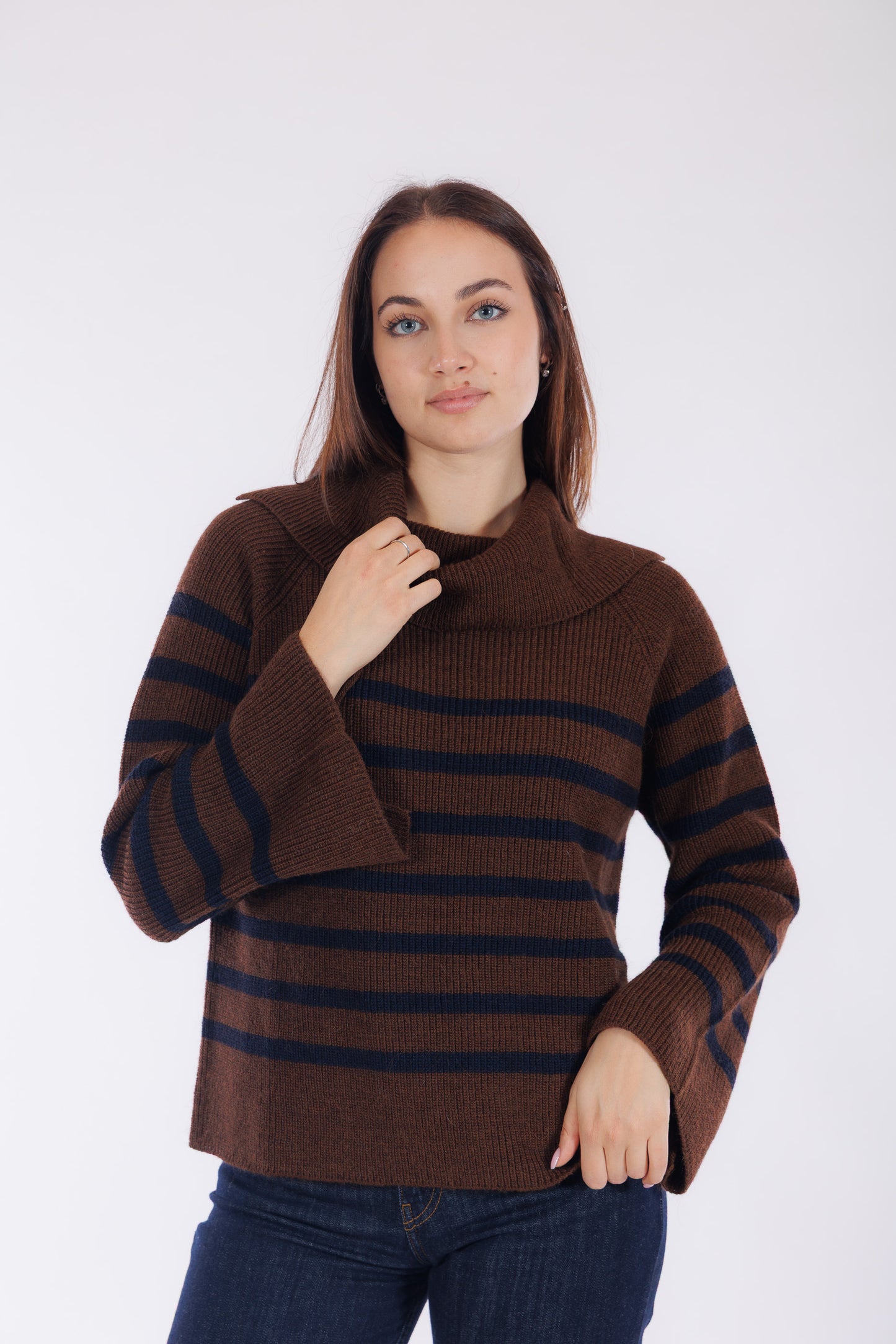 Maglia righe e spacchetti