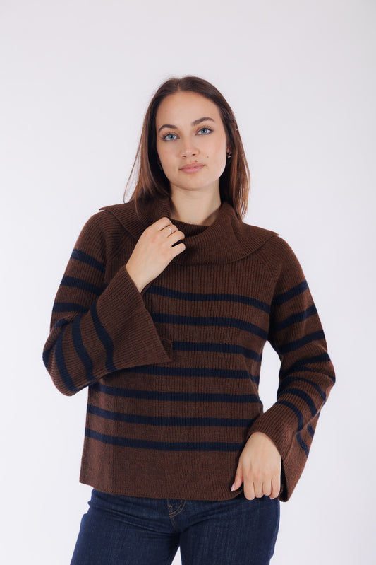 Maglia righe e spacchetti