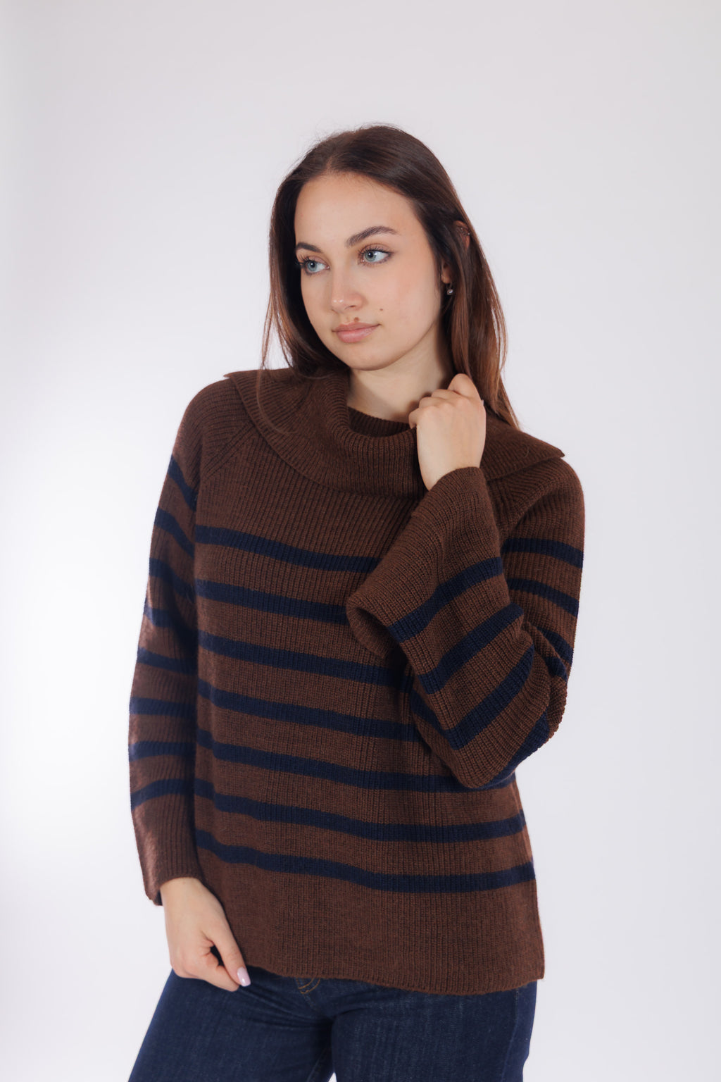 Maglia righe e spacchetti