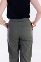 Pantalone cropped viscosa