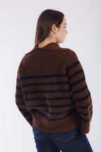 Maglia righe e spacchetti