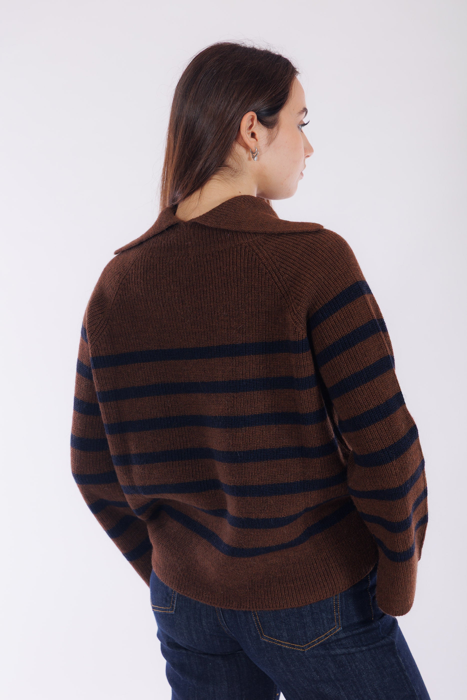 Maglia righe e spacchetti