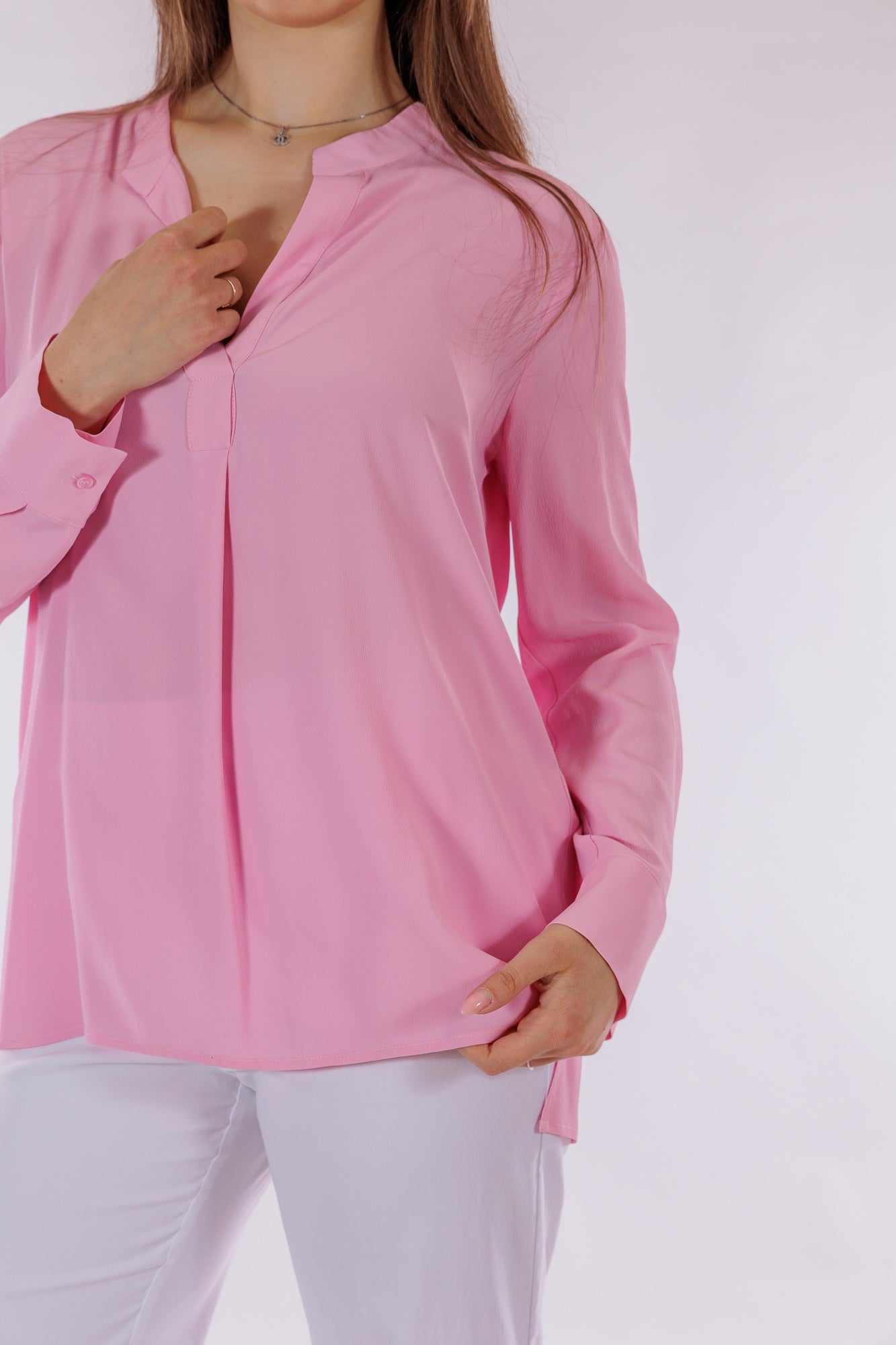 Blusa misto seta