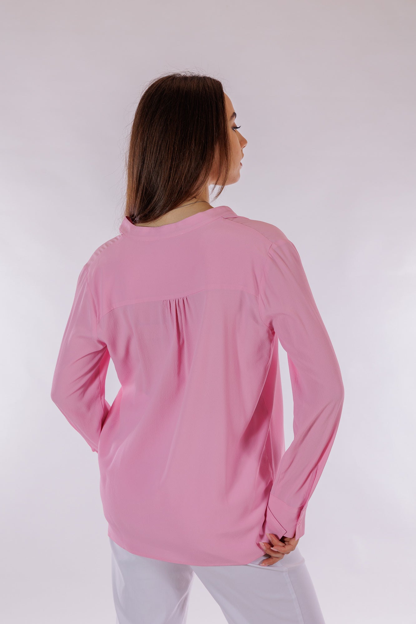 Blusa misto seta