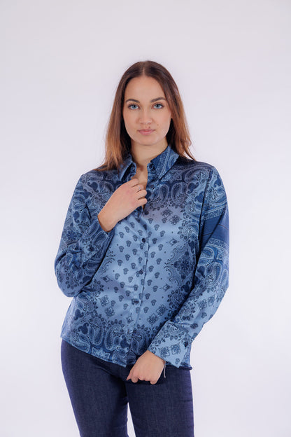 Camicia fantasia cashmere