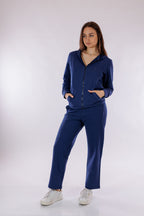 Felpa zip e cappuccio