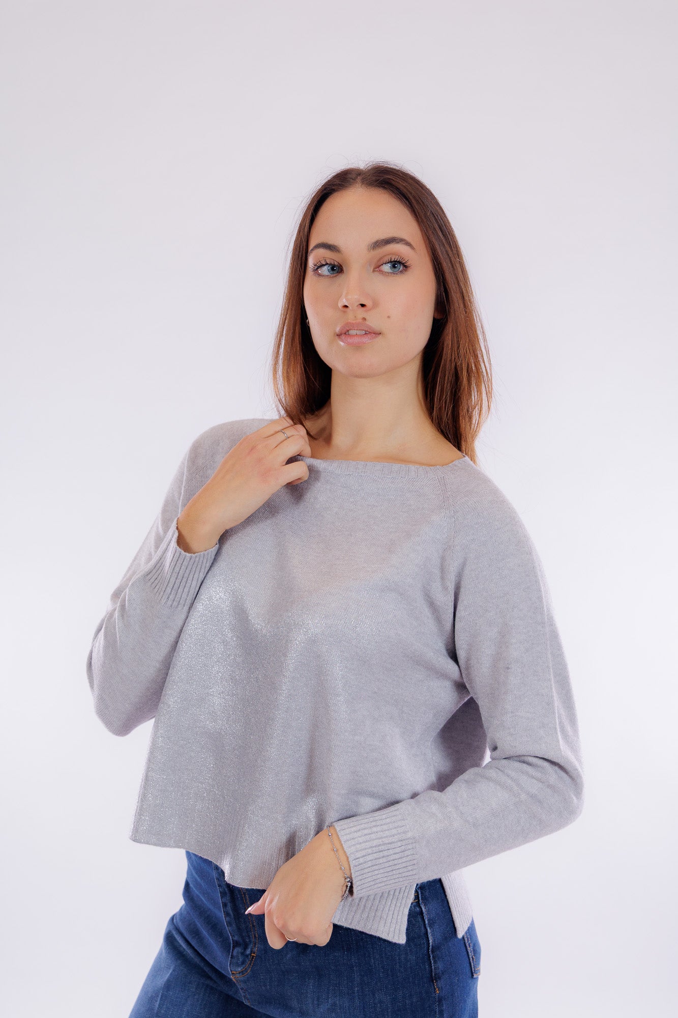 Maglia scatolina spalmata