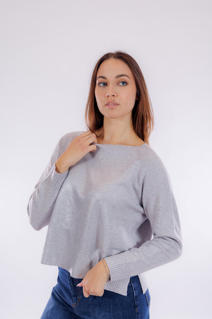 Maglia scatolina spalmata