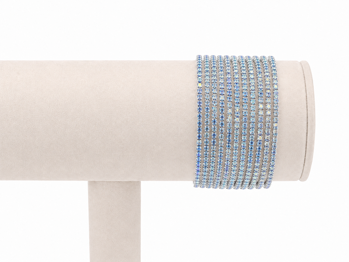 Bracciali multifilo strass