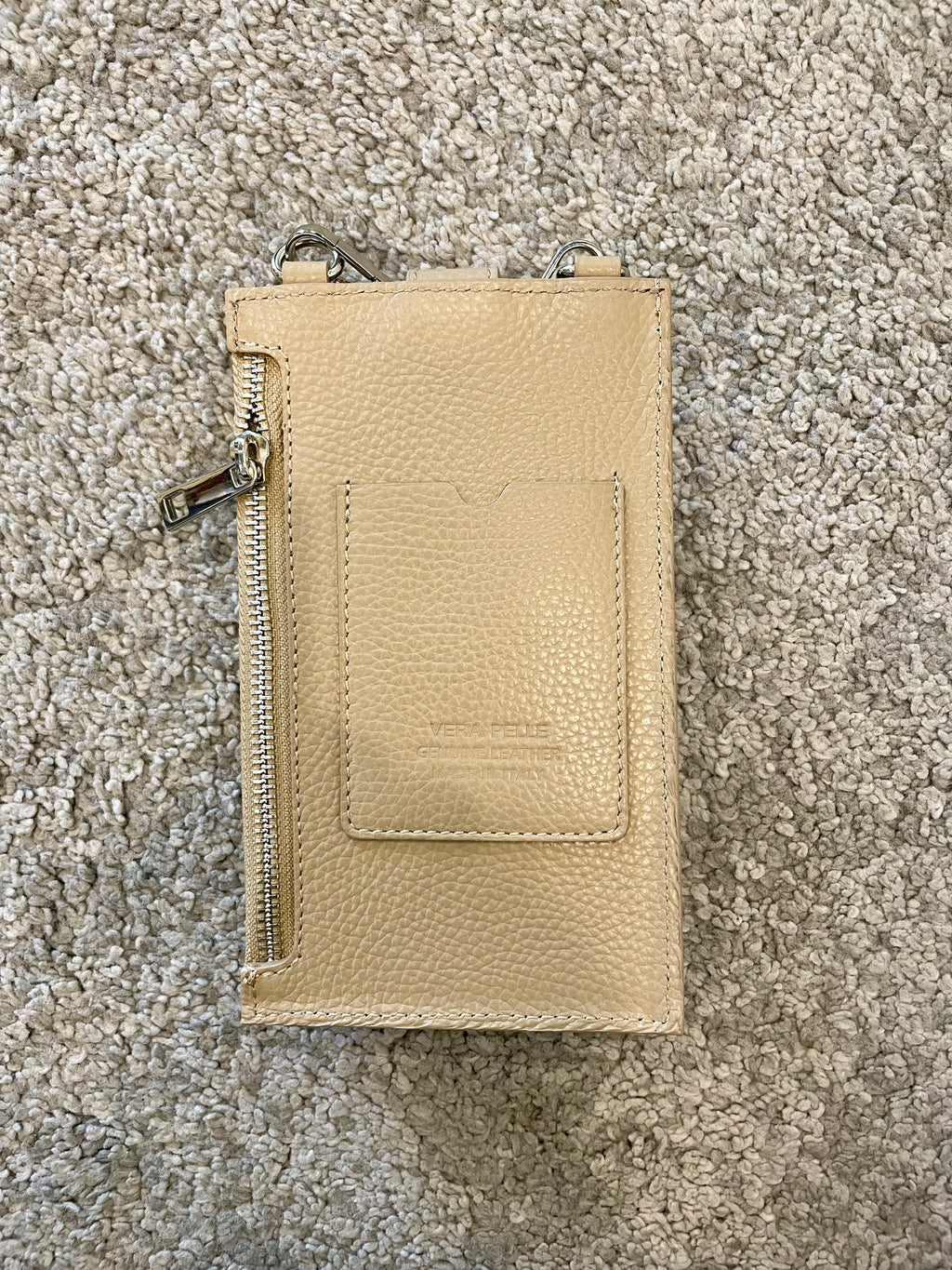 Porta cellulare vera pelle