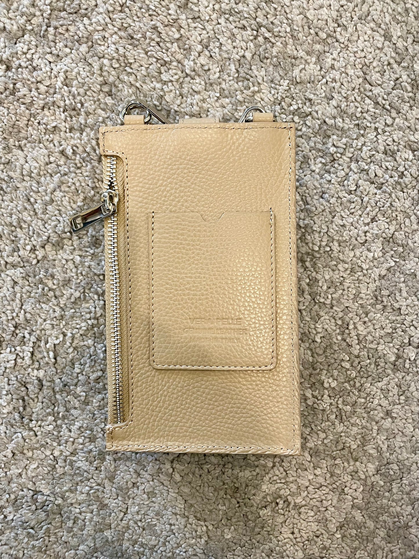 Porta cellulare vera pelle