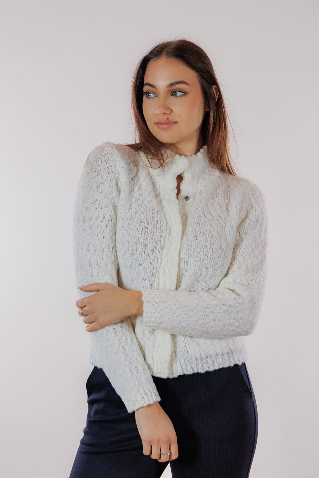 Giacca merinos bouclè