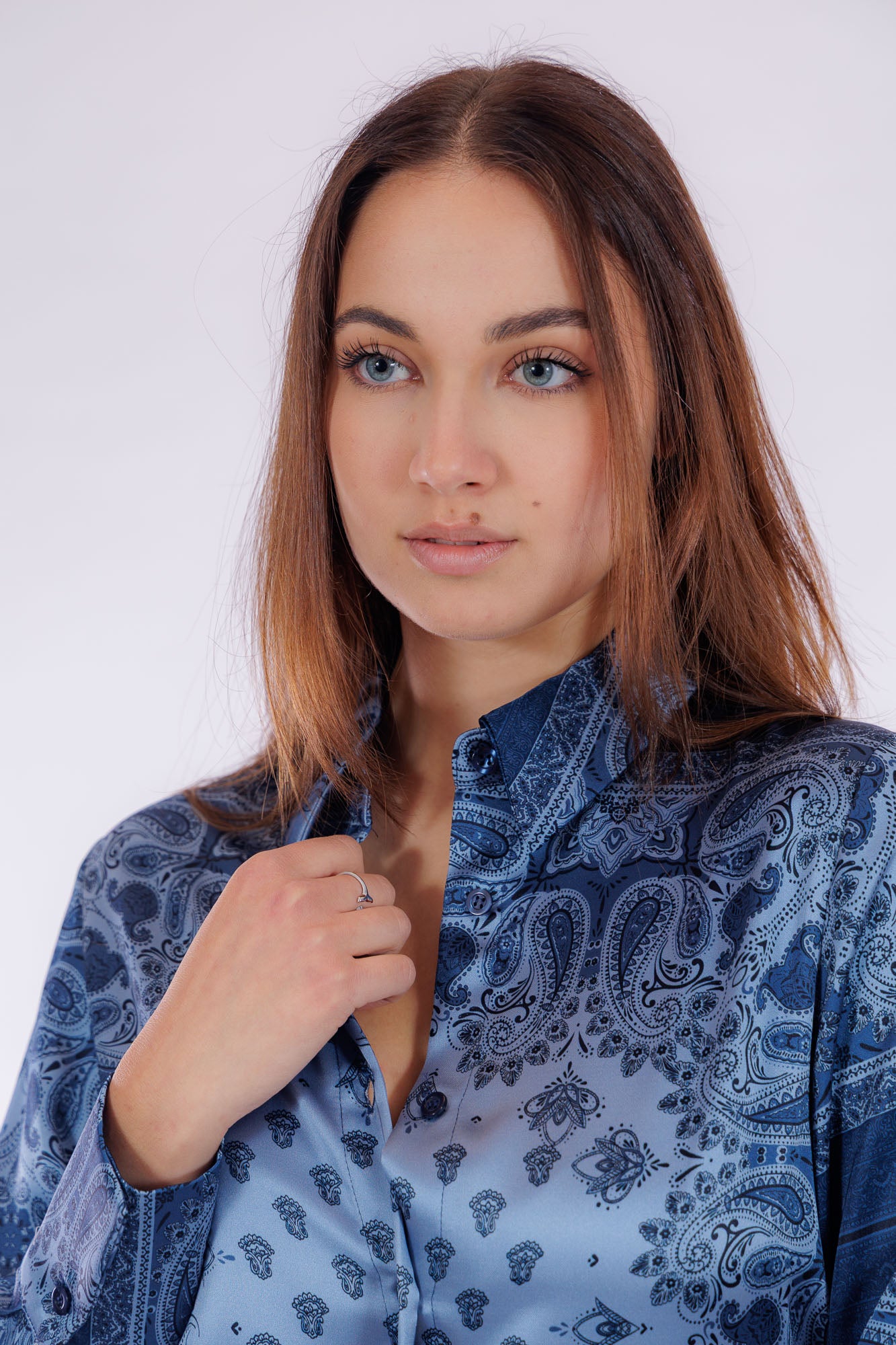 Camicia fantasia cashmere