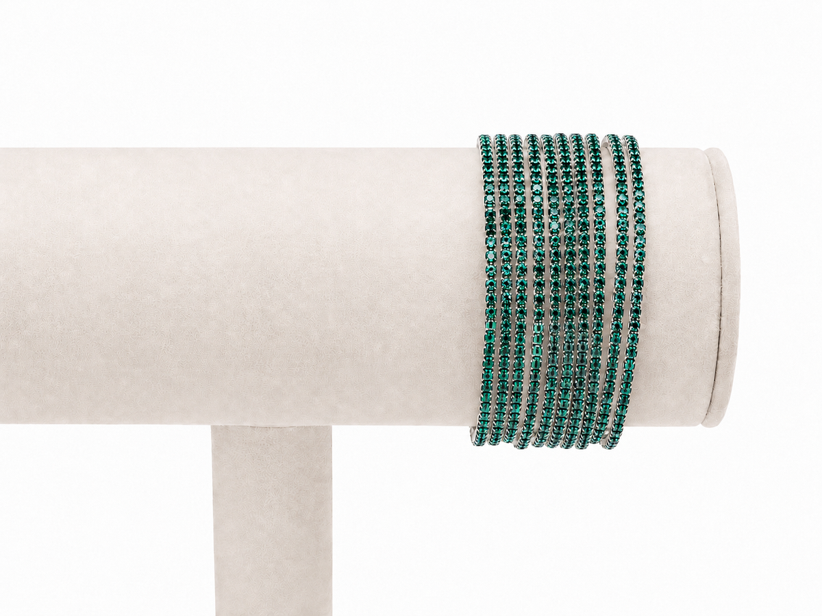 Bracciali multifilo strass