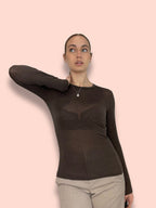 Girocollo Cashmere e Viscosa