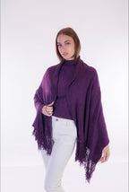 Sciarpa frange e paillettes