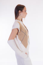 Maxi gilet con manicotti