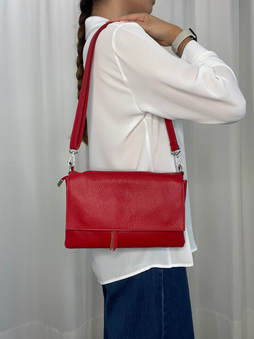 Pochette vera pelle