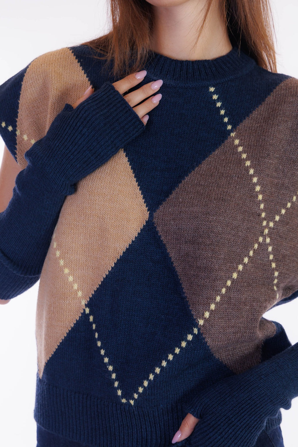 Maxi gilet con manicotti