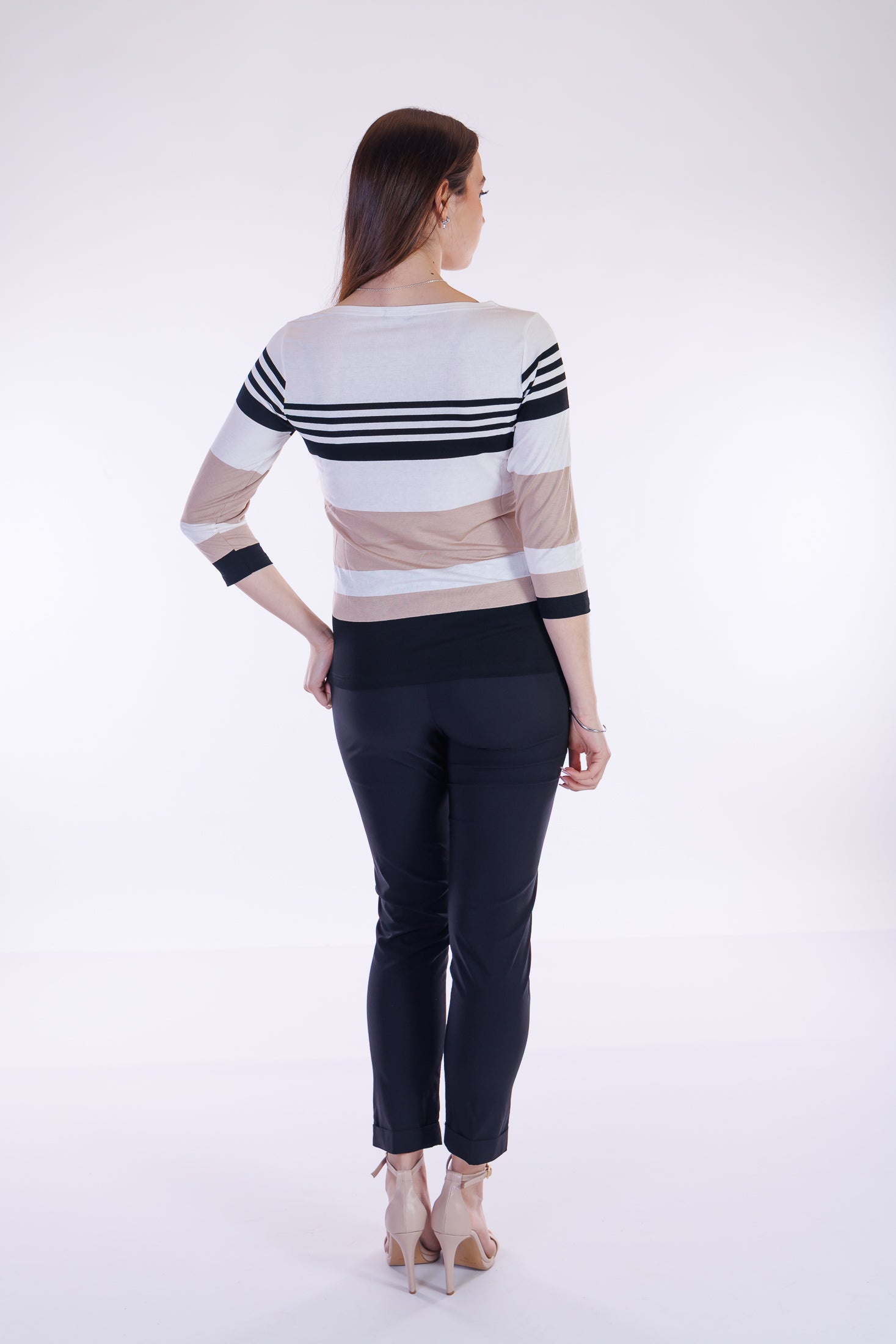 Maglia righe differenziate