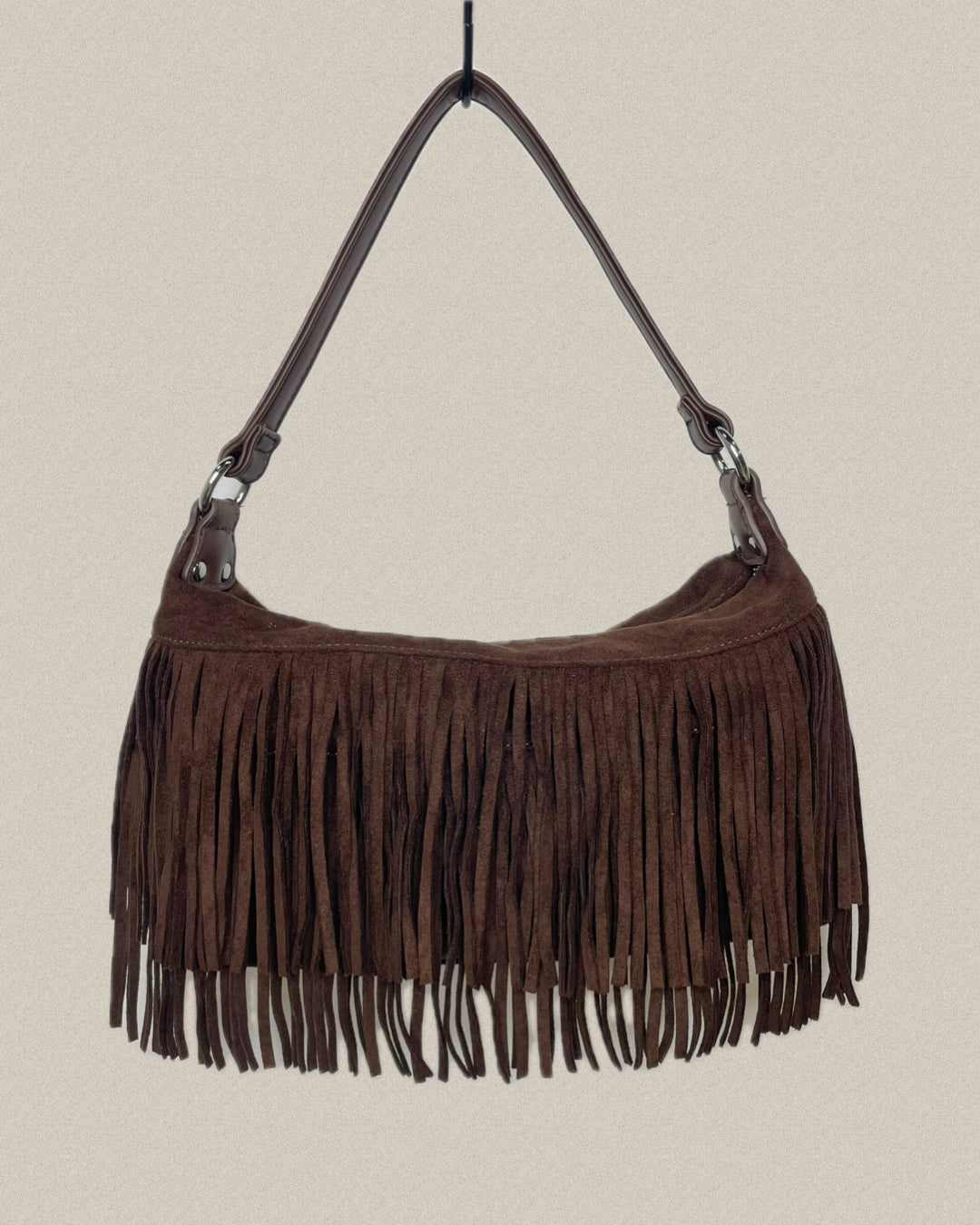 Borsa suede frange