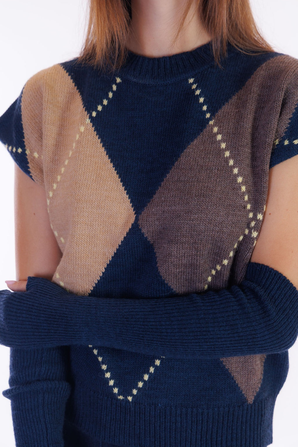 Maxi gilet con manicotti