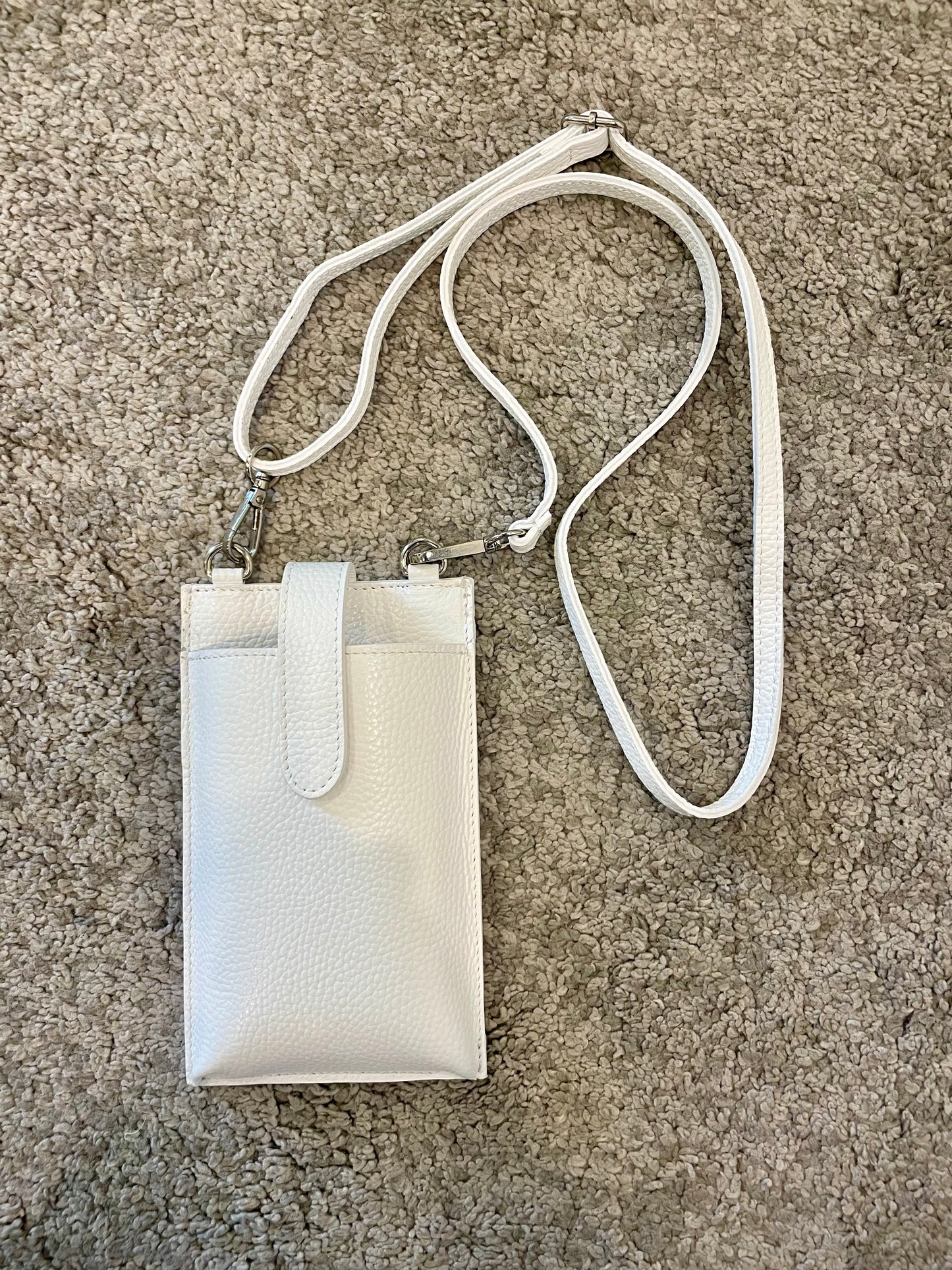 Porta cellulare vera pelle