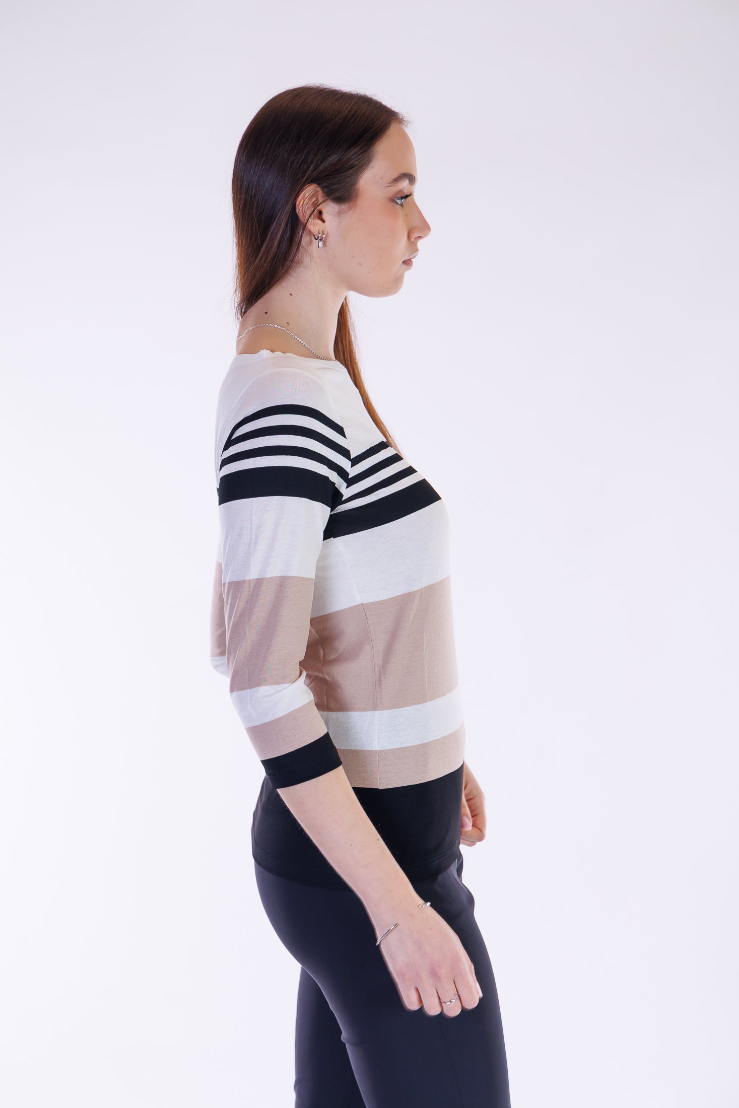 Maglia righe differenziate