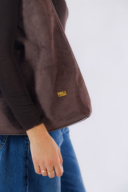 Hobo bag suede