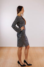 Miniabito paillettes