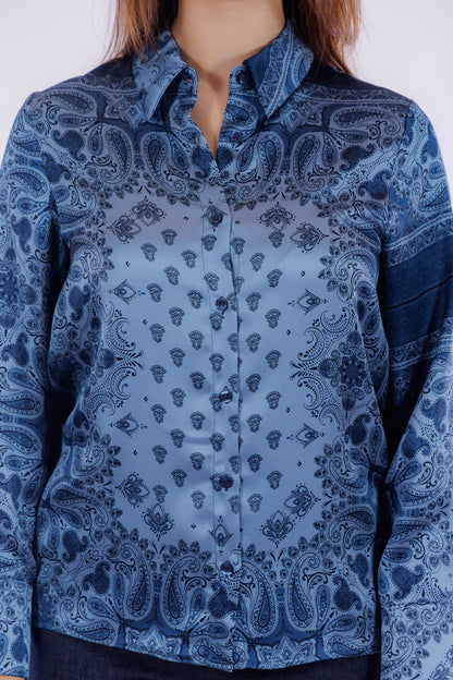 Camicia fantasia cashmere