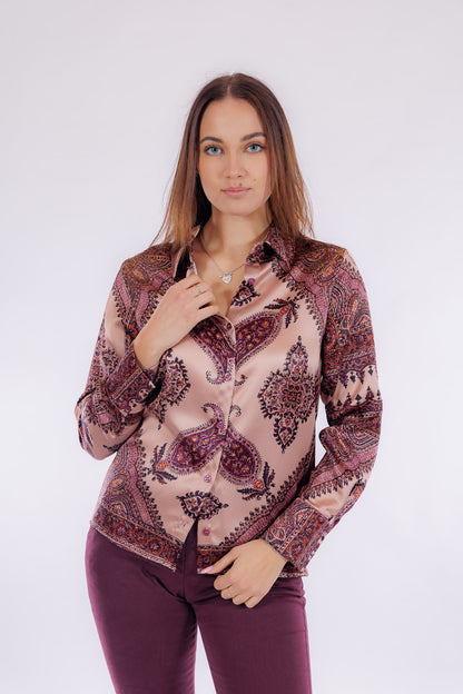 Camicia fantasia cashmere
