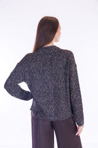 Cardigan bottoni paillettes