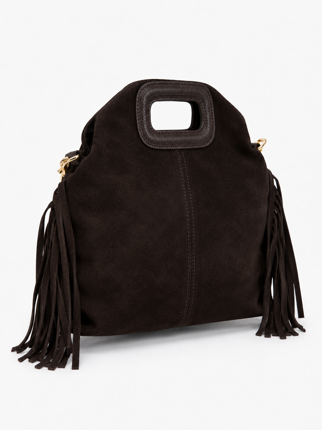 Borsa vera pelle suede