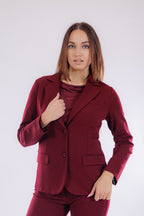 Pantalone punto milano risvolto