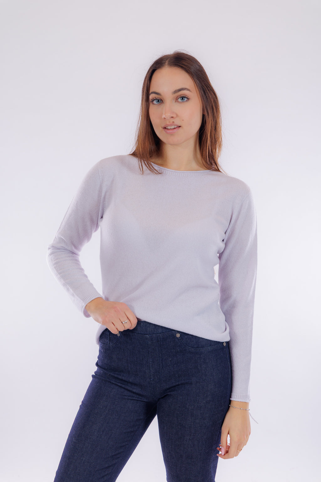 Maglia sfiancata m.cashmere