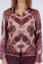 Camicia fantasia cashmere