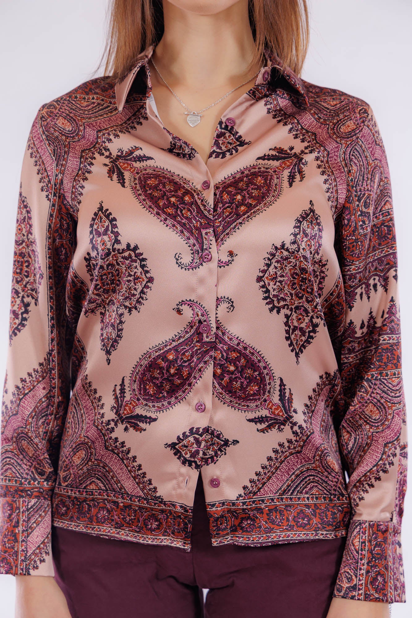 Camicia fantasia cashmere