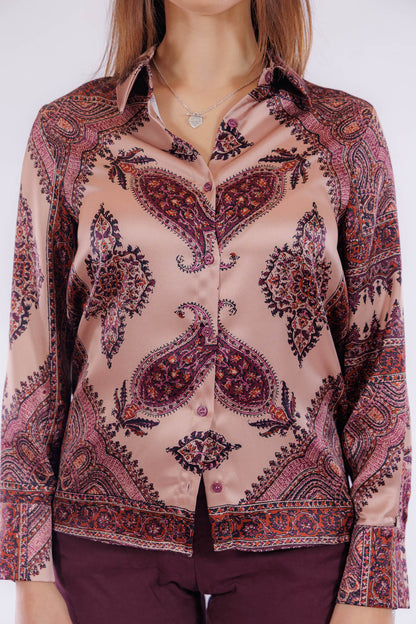 Camicia fantasia cashmere