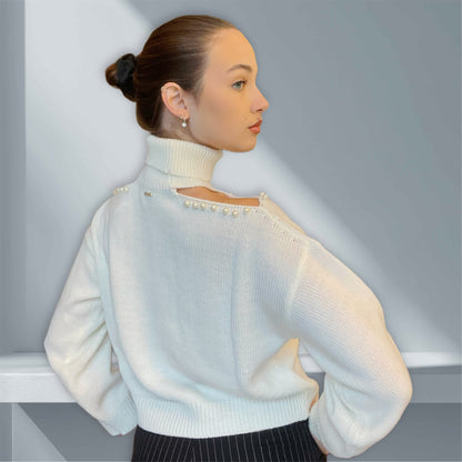 Maglione oblò spalle