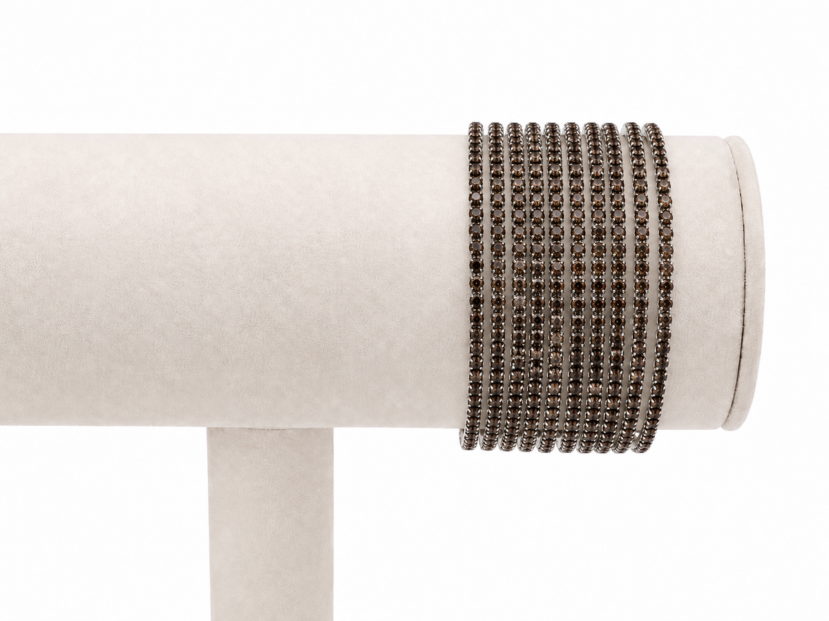 Bracciali multifilo strass