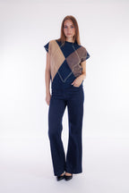 Maxi gilet con manicotti