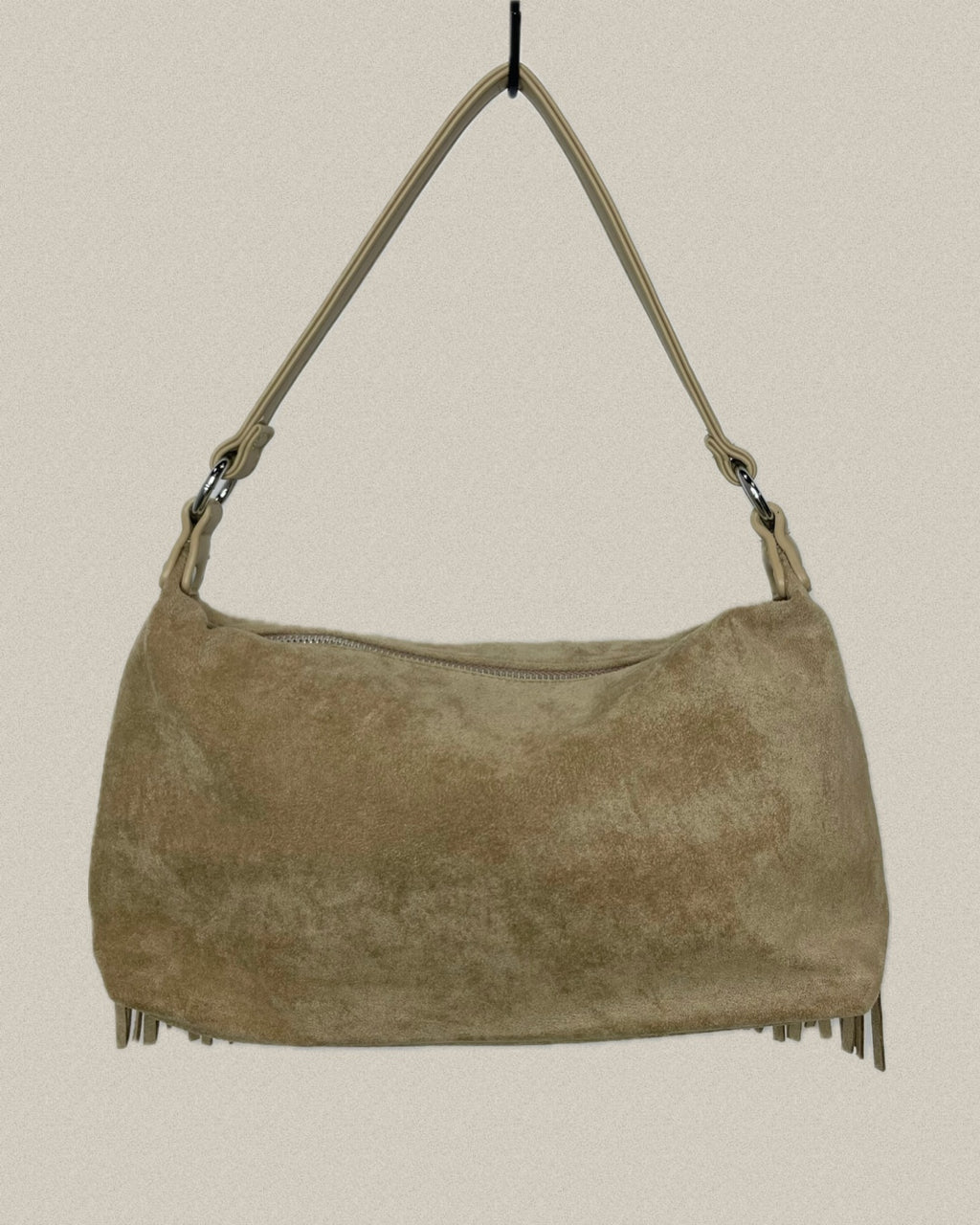 Borsa suede frange