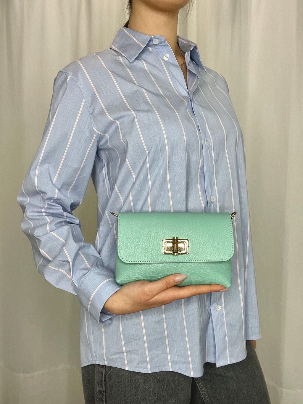 Mini pochette vera pelle