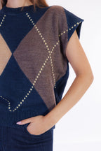 Maxi gilet con manicotti