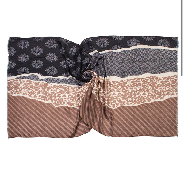 Stola jacquard fantasie