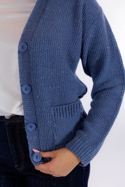 Cardigan micro paillettes
