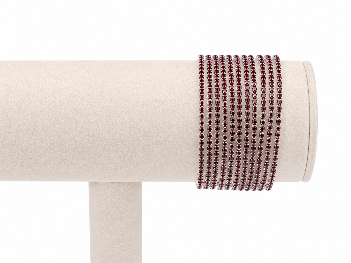 Bracciali multifilo strass